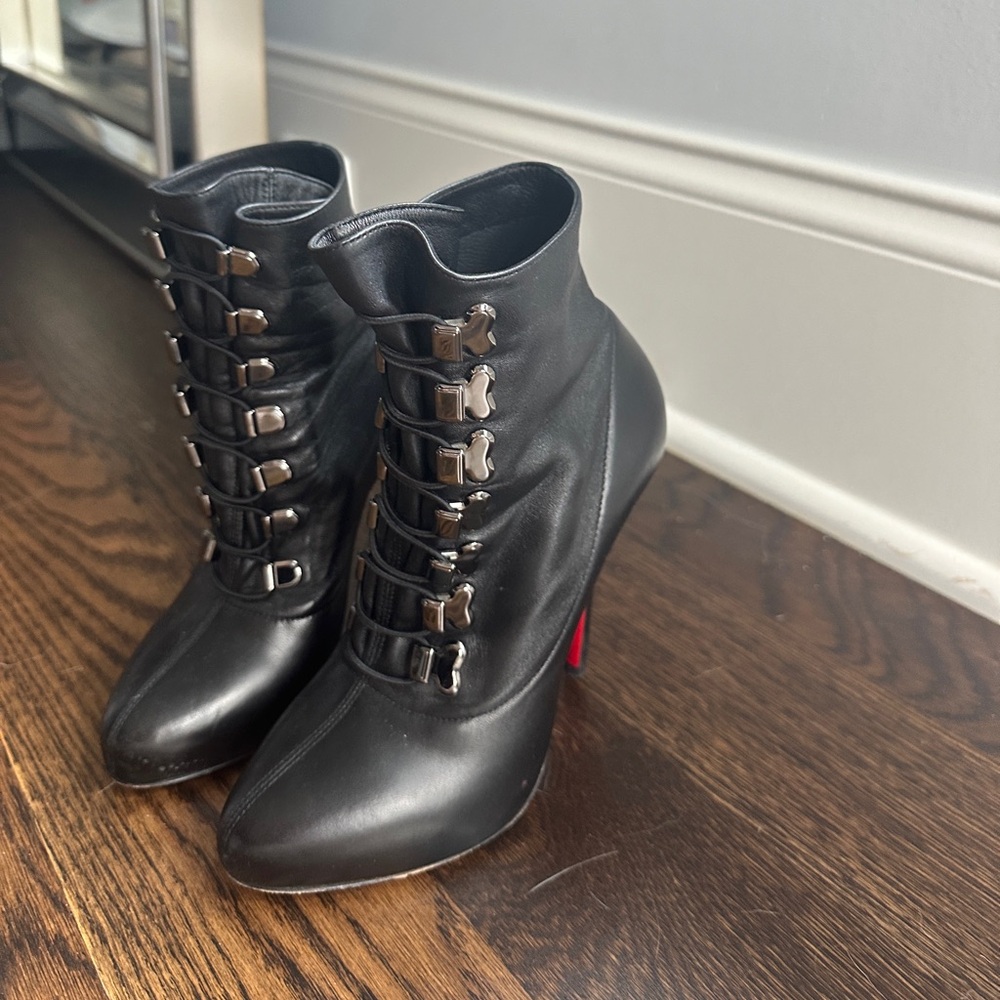 Christian Louboutin leather boots